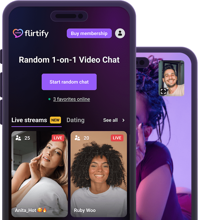 Flirtify live video chat app